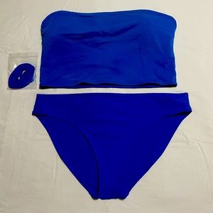 Tube Bathing Suit Top and Bottoms